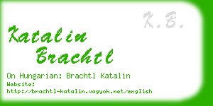 katalin brachtl business card